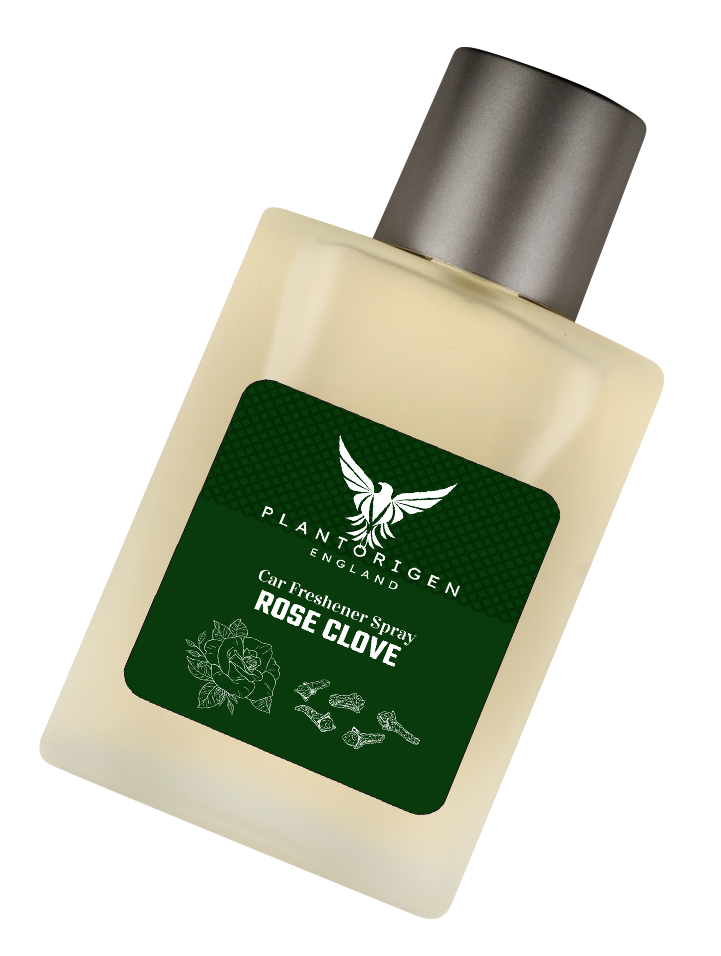 PlantOrigen Plant Based Non Electric Non Toxic Aromatherapy Essential Oils Car Air Spray Fresheners Rose Clove