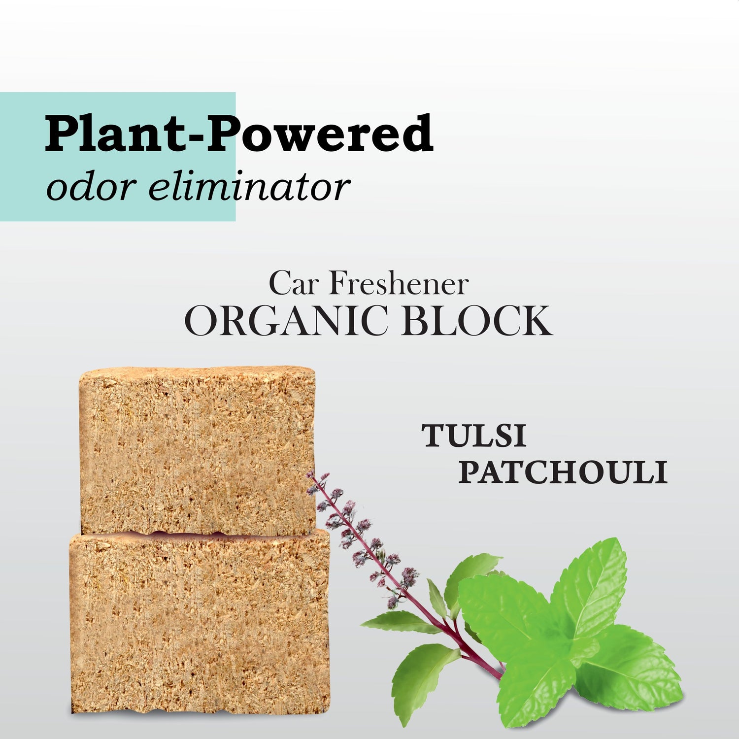 Plant Based Car Air Freshener Organic Big Block