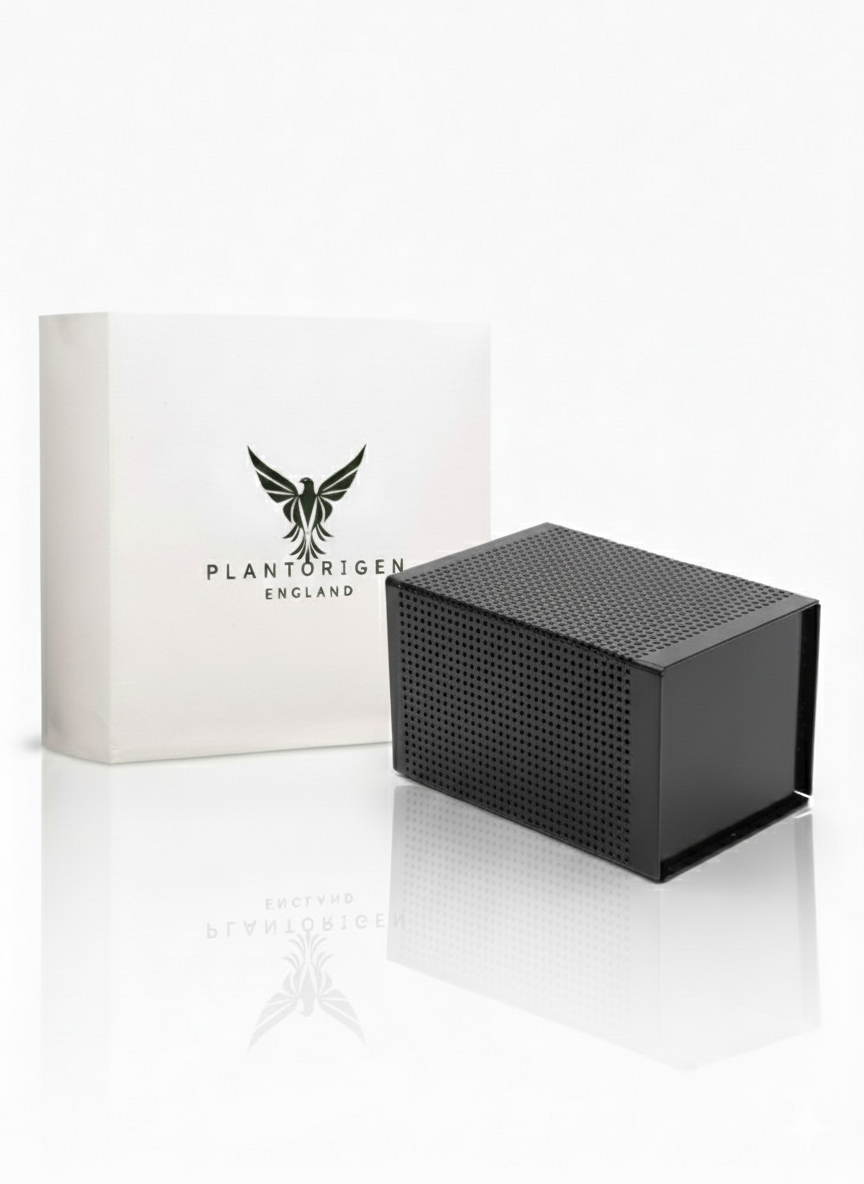 Plant Based Hybrid SYS Car Purifier | Aerospace Grade | Patented Formula | Tested & Certified to Absorb 40 Toxic Gases Inside Cars | Ultra Premium | Non - Electric | 24/7 Purification | Matt Black Metal