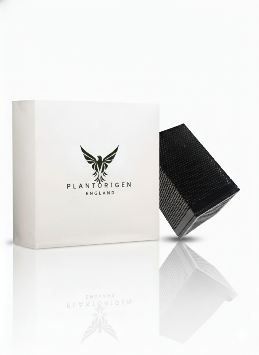 Plant Based Hybrid SYS Car Purifier | Aerospace Grade | Patented Formula | Tested & Certified to Absorb 40 Toxic Gases Inside Cars | Ultra Premium | Non - Electric | 24/7 Purification | Matt Black Metal