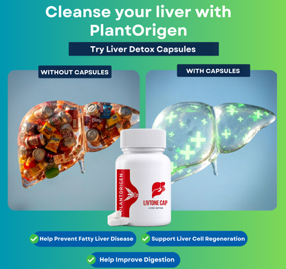 100% natural ayurvedic liver detox plantorigen tablets cmparison