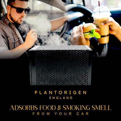 Plant Based Hybrid SYS Car Purifier | Aerospace Grade | Patented Formula | Matt Black Metal