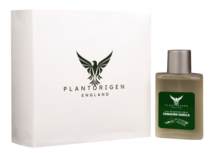 PlantOrigen Plant Based Non Electric Non Toxic Aromatherapy Essential Oils Car Air Spray Fresheners Cinnamon Vanilla