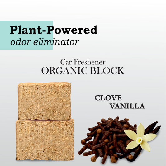 PlantOrigen Plant Based Non Electric Non Toxic Aromatherapy Essential Oils Car Air Spray Fresheners Clove Vanilla