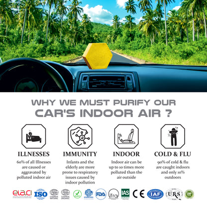 Plant Origen Plant Based Non Electric Non Toxic Aerospace Grade Hybrid SYS Car Air Purifiers 