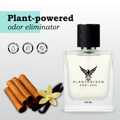 Plant Based Car Freshener Hanging Dome With Natural Spray | Aromatherapy Grade | Patented Formula | Vanilla Natural